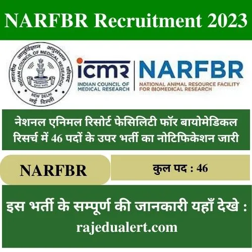 NARFBR Recruitment 2023